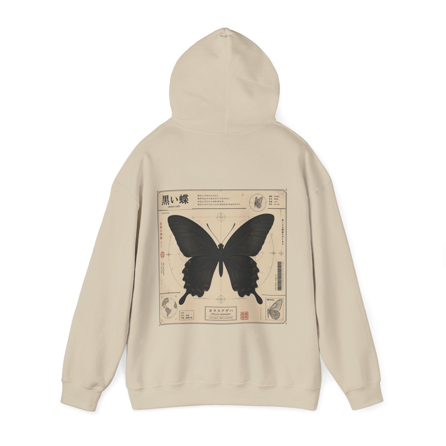 BUTTERFLY DIAGRAM HOODIE